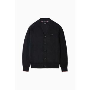 [타미힐피거종합관] 남성 캐시미어 블렌드 티핑 가디건 (T12F7KCD110MT1 BDS) T12F7KCD110MT1