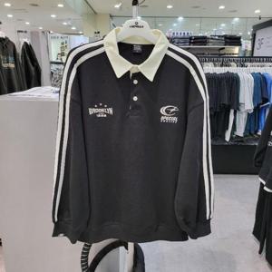 에어워크주니어 sh06 특양면 두줄 카라 루즈핏 맨투맨티셔츠 R257B1911A