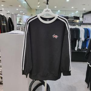 에어워크주니어 sh06 쿠션지 두줄 루즈핏 맨투맨티셔츠 R257B1211A