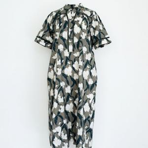 [비꼴리끄]코튼 프린트 사다리 레이스 원피스 B252WO6080