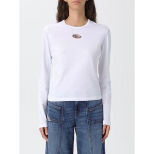 디젤 T 언큐티 로고 긴소매 티셔츠 A194380CLBR 100 White