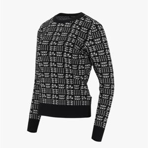 [엘르골프]24년 여성 가을 변형 지도리 자카드 라운드 스웨터 [6K63301]