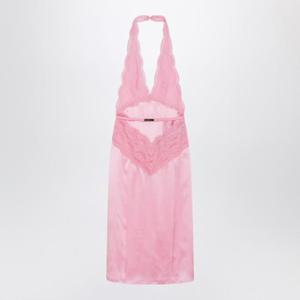 구찌 실크 새틴 드레스 839410XUAM6 Pink