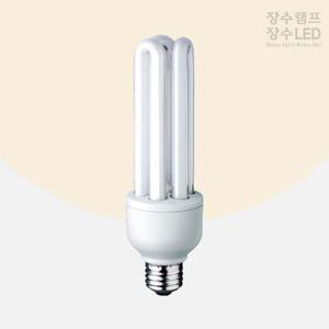 장수램프 삼파장 EL 형광다마 25W 주광색 E26 전구 삼파장 형광램프 삼파장램프 장수램프 형광등