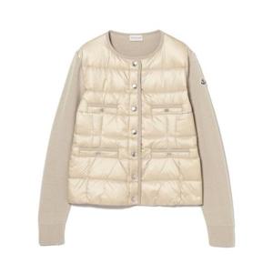 몽클레어 숏패딩 울 가디건 9B00026M1131200 WHITE DOM