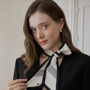 엘르 엘미르 실크 방도 스카프 SE549S320