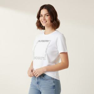 버버리  여성 로고 프린팅 반팔 티셔츠 8064473 W MARGOT BBY A1464