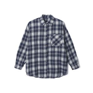 [애드호크]여성 오버핏 체크 셔츠 HB9LS51_DJ-1