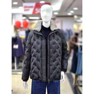 벨리시앙 세이브존04 밍크카라  탈부착  구스 점퍼형재킷 HZ4401