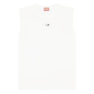 디젤 민소매 티셔츠 A21743 0JMBB141 White