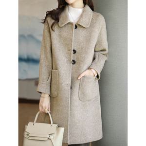 [모리스커밍홈][한정] 데일리 플랫카라 헤링본 코트_M2512CT608D