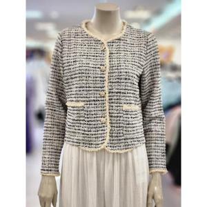 SOUP 세이브존07 크롭 트위드 자켓 OB8JKR1