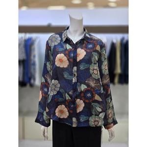 소고트리아나 세이브존07 플라워패턴 블라우스 L2BA17