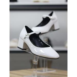 바이로쏘 세이브존06 심플 라운드 토 메리제인 5cm 통굽 펌프스 힐 (BY)25W129J22BF3