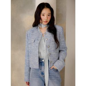 [올리브데올리브] (올리브데올리브) OW6SJ1530 노카라 라운드 트위드 자켓 OW6SJ153