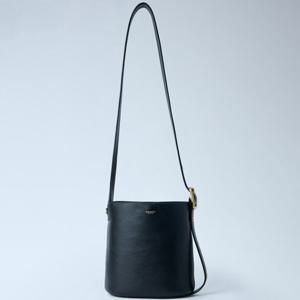 26 SS 코치 블리커 Bleecker 21 스무스 레더 버클 스트랩 버킷 숄더백 블랙 CCX07 B4 BK