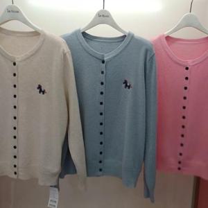 Latium HC06 봄느낌 부드럽고 깔끔한 엔젤 라운드 니트티 가디건 T2613cd14