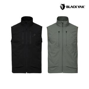 블랙야크 남성 유틸리티 스탠드넥 베스트 밀리터리 등산 바람막이 조끼 1BYVSSV001