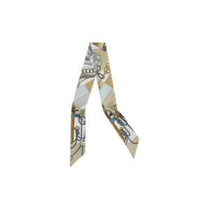 에르메스 클리크티 트윌리 실크   블랑 죤 끌레어 도레 H061574T11