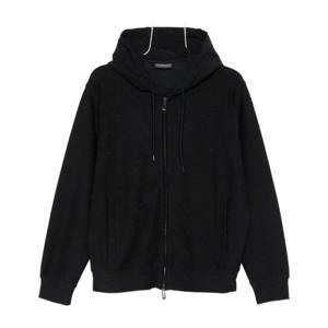 엠포리오아르마니 코튼 리오셀 집업 후드 집업 EM004867AF13700