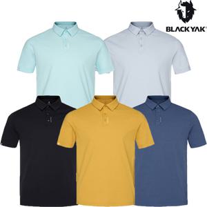 블랙야크 남성 데일리 잠재권축 카라 반팔티 1BYKTMV002