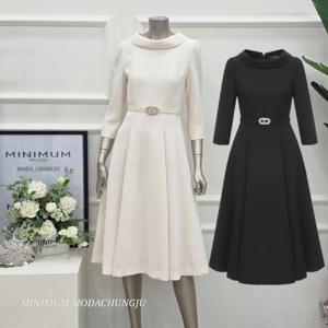 [미니멈]MD 보트넥 플레어 원피스  MD MMZBAWO3190_CJ