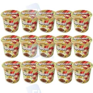 사천짜파게티 농심 짜파게티범벅 컵라면 미니컵 짜장라면 70g 15개