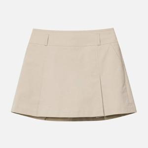 윌슨반바지 VQA W241002GSK21-LBE 여성 플리츠 숏 스커트