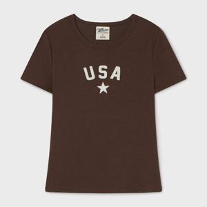 [후아유][여성] 빈티지 패치 티셔츠(반팔) WHRAG2528F