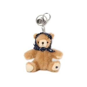 [후아유]남여공용 미니 플러피 베어 반다나 키링 (WHAWG2321A)