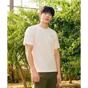 아이더 TECH LINEN (테크 린넨) 남성 반팔 라운드 티셔츠_Cream DMM26261W6 407845