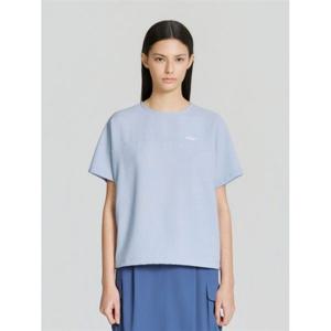아이더 TECH LINEN (테크 린넨) 여성 우븐 반팔 라운드 티셔츠_Sky Blue DWM26252B2 408618