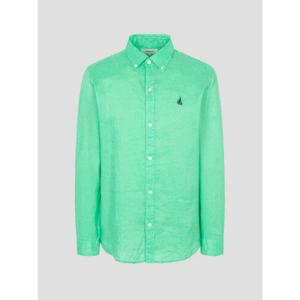 빈폴맨 빈폴 25SS 남녀공용 리넨 솔리드 셔츠 - 애플그린(BC5364C22K) BC5364C22K