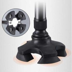 어르신지팡이고무발판 어르신 할아버지 효도 선물 지팡이 네발 형 고무 발판