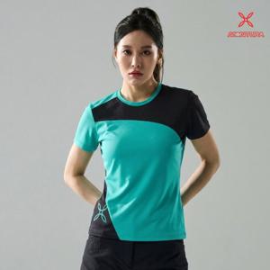 몬츄라 믹스 업 티셔츠 우먼 여성 기능성 등산 반팔 속건 아웃도어 MTGN61W-9028