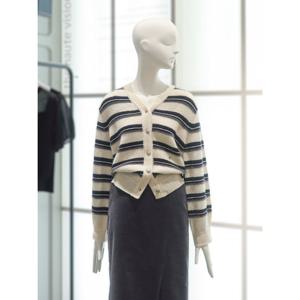 [쥬크] 브이넥 스트라이프 가디건(Z254KSL020) Z254KSL020