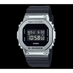 [지샥] 지샥 G SHOCK 스퀘어 메탈 베젤 실버 캐주얼 디지털 시계 GM-5600U-1DR GM-5600U-1DR