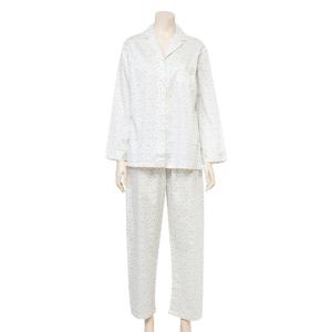 [바바라] 플라워 프린트 실켓 면 100% 여자 파자마 잠옷 (AWP4618B) AWP4618B