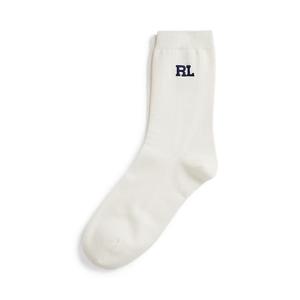 폴로 랄프 로렌 남성 코튼 블렌드 레터 하프 크루 삭스(MAPOHOS03421123100)