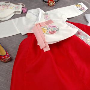 [럭셔리한복]111.수화당의빨강(여)_아동한복,돌한복,여아한복