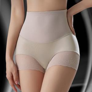 [오아즈] 하이웨스트 군살 커버 레이스 여성 팬티 팬츠 2color