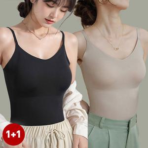 엔비 [체험특가] 2개세트 라이트핏 브라 나시탑 심리스 런닝 나시 자체제작