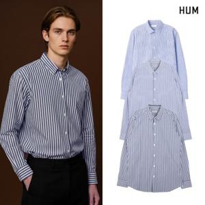 [HUM]남) 고밀도 슬림 스트라이프 셔츠(FHOSCSL131P)