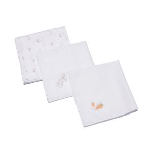 [밍크뮤] 밍크뮤 (WH)루루뱀부손수건SET (33A7000601) 신생아선물 출산 백일 돌 선물 대나무 33A7000601