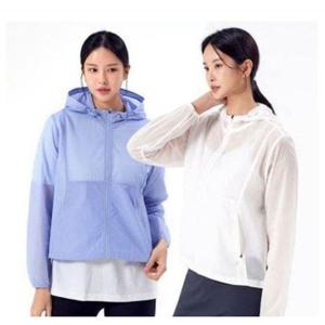 [콜핑]LD18 여성 봄 후드일체형 크롭기장 등산 초경량바람막이자켓 KVJ6343W