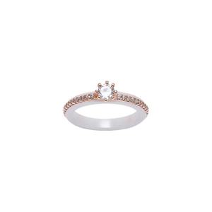 [티르리르] 세라믹 큐빅 패션화이트 반지 HRGMB0015P