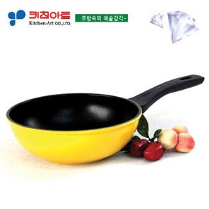 키친아트 하우스쿡 다이아몬드코팅 궁중팬22CM