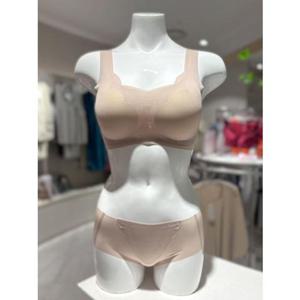 [바바라] 스킨 무봉제 심리스 런닝형 노와이어 브래지어 팬티세트(ABR4260 ABP4260)(SK) ABP4260