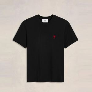 [AMI] 하트 로고 반팔 티셔츠 BFUTS035 724 001
