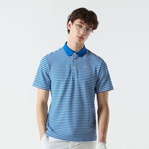 [먼싱웨어][37%OFF]남성 유러피안 스트라이프 반팔티셔츠 아쿠아블루(MQ221MTS49)